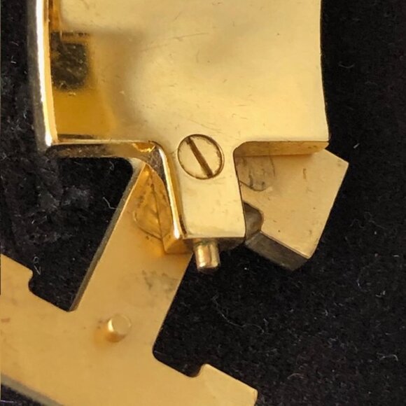 Hermès Thick Clic Clac H Bracelet PM Rose Candeur Gold Authentic - Picture 11 of 17